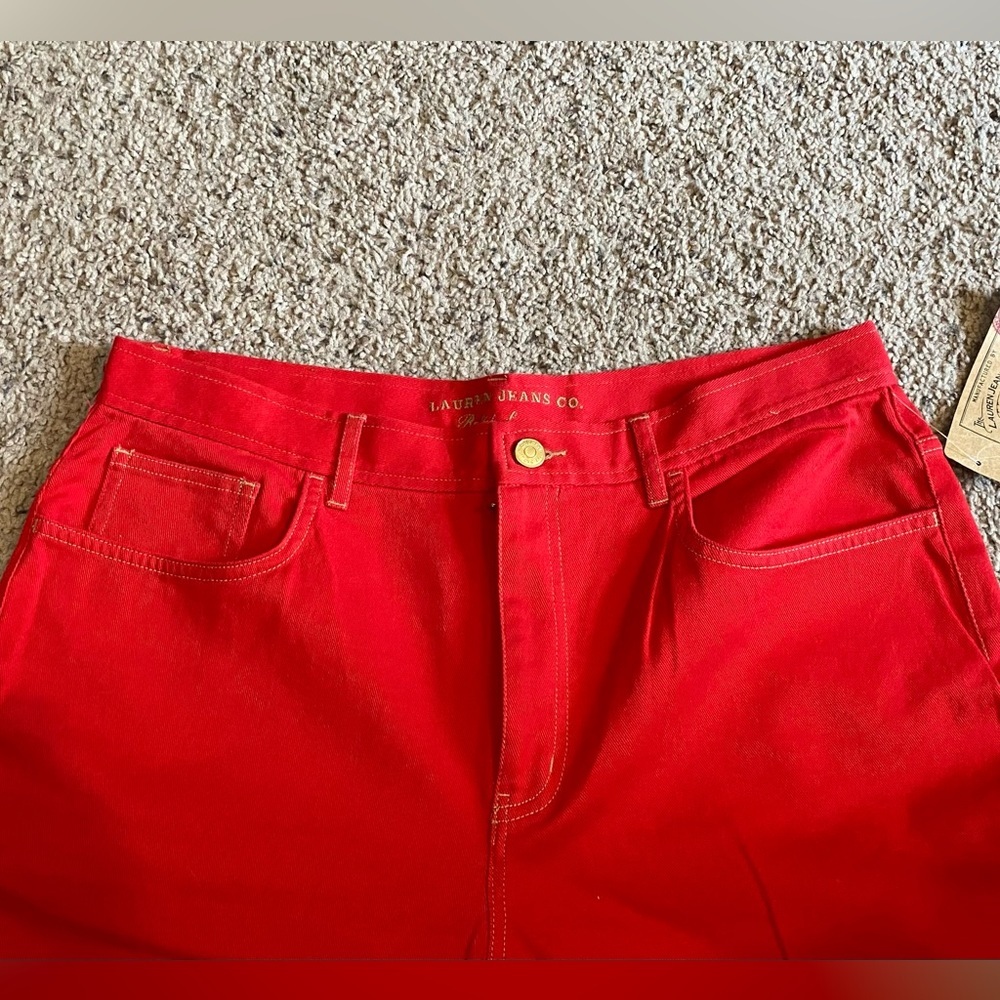 Lauren (Ralph Lauren) Straight  Leg Jeans Size 12 - Picture 2 of 9
